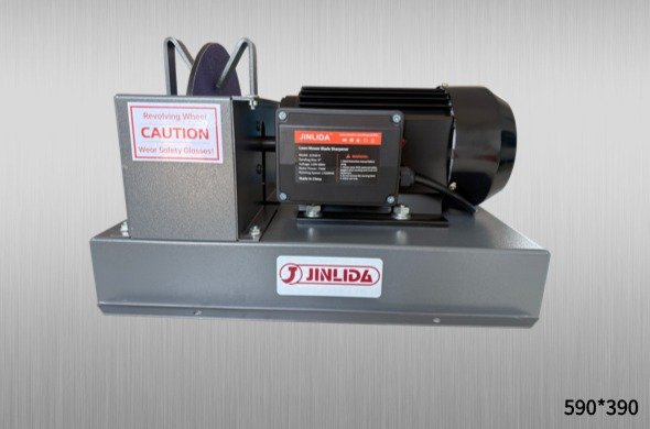 Lawn mower blade sharpener